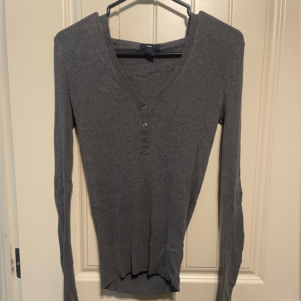 Ribbed Hooded Longsleeve